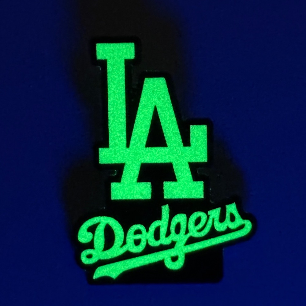 LA Dodgers Chrome Glow In The Dark Chrome Hat Pin Fitted New Era Hats Pins